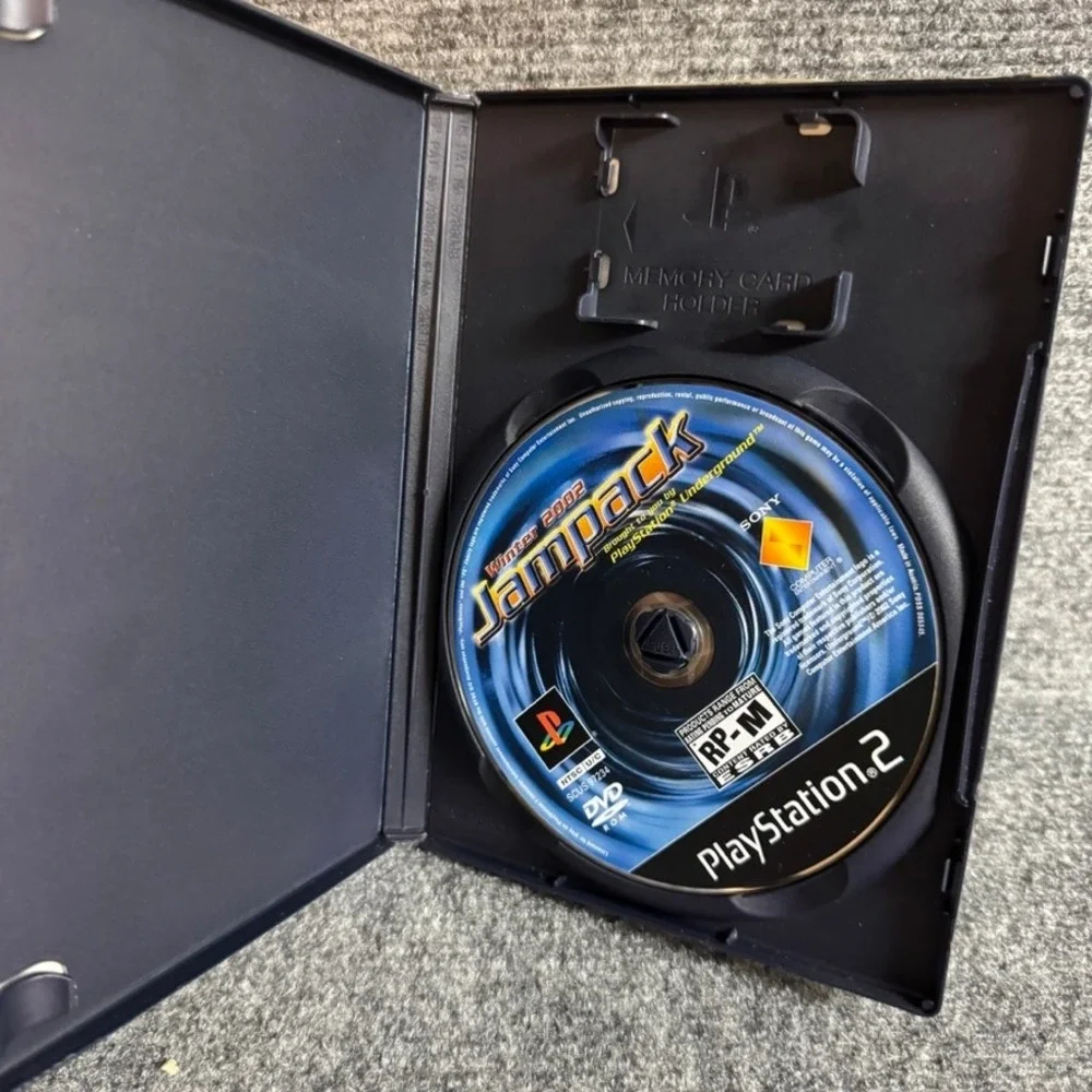 Jampack Winter 2002 PlayStation 2 PS2 Demo Disc Ratchet Sly Cooper SOCOM SCUS